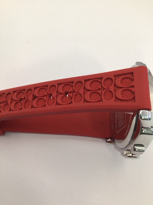 Coach Red Rubber Watch 14503878